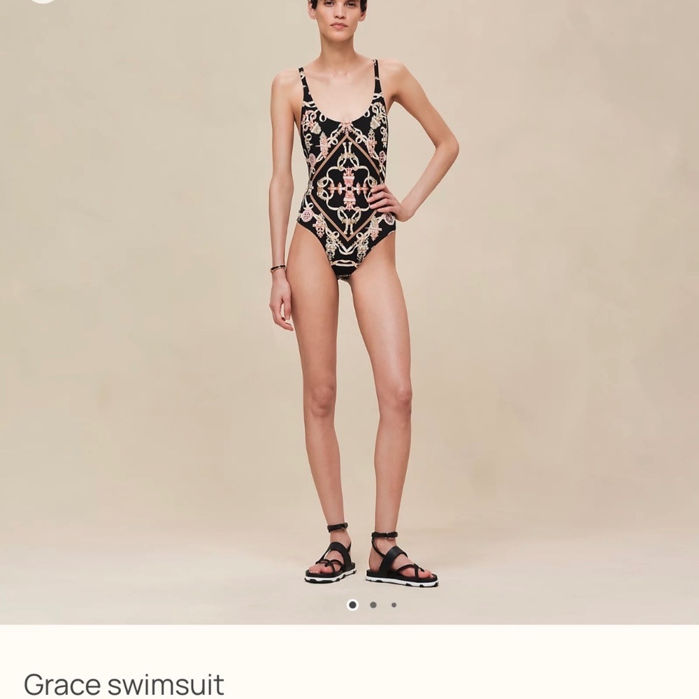NWT! HERMÈS Grace Swimsuit Black FR size 38